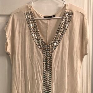 Cream color dressy shirt